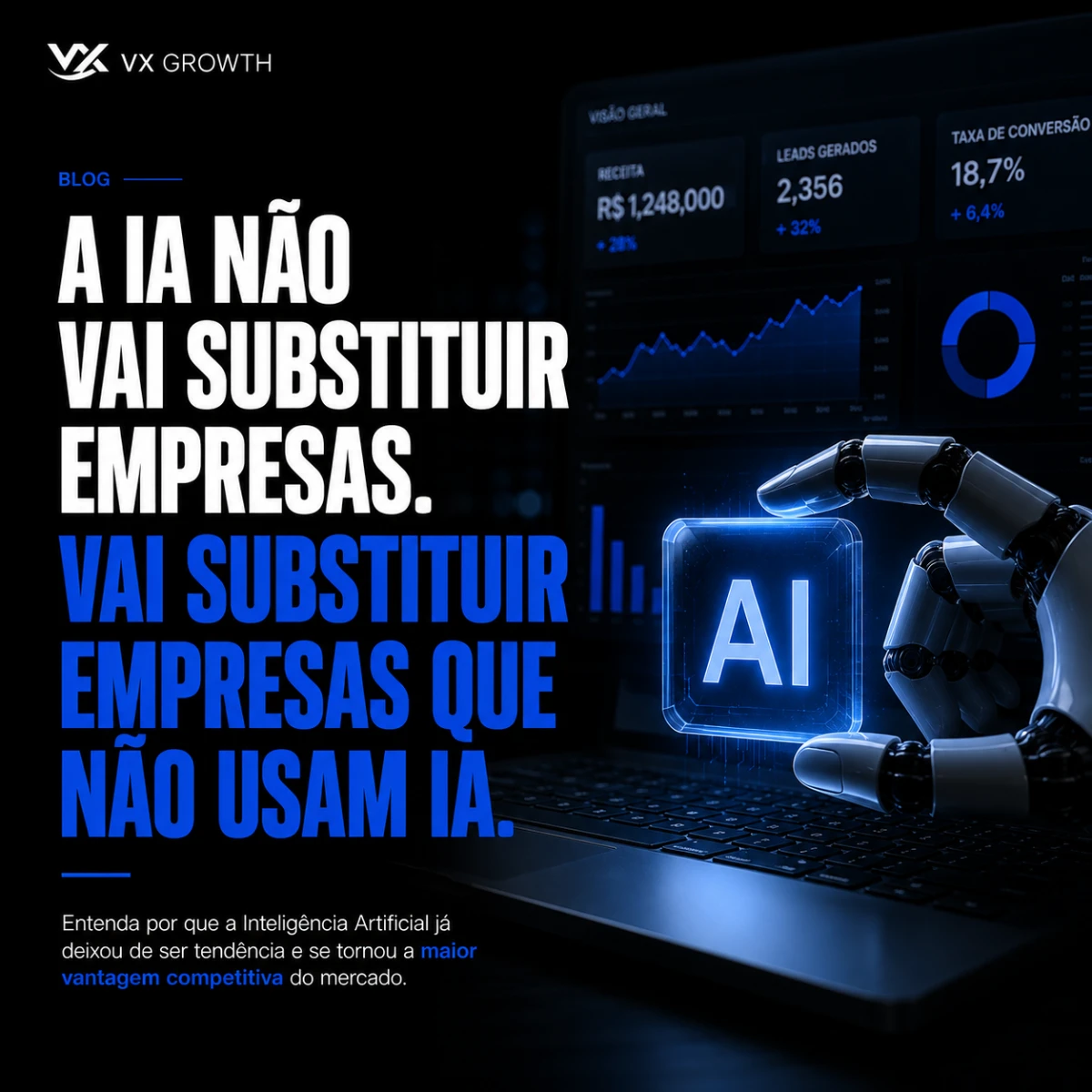 IA não vai substituir empresas. Vai substituir empresas que não usam IA.
